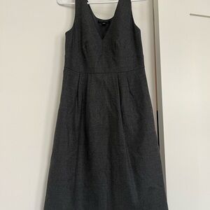 Banana Republic Charcoal Midi Dress